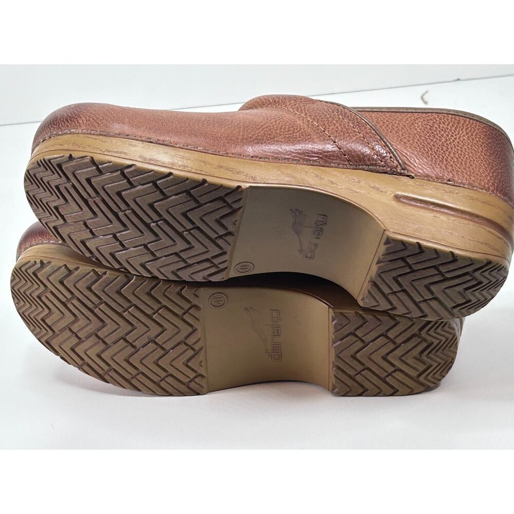 Dansko Clogs Women's Shoes Brown Leather Little Dreams Big Adventures Sz 41 - Picture 10 of 10